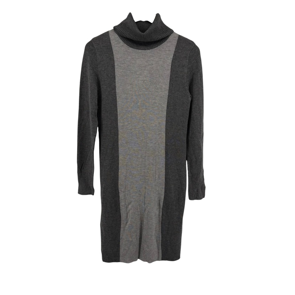 Adrienne Vittadini Cashmere Blend Colorblock Sweater Dress Small NWT Minimalist